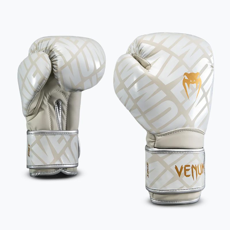 Guantoni da boxe Venum Contender 1.5XT Boxing light beige/white cream 2