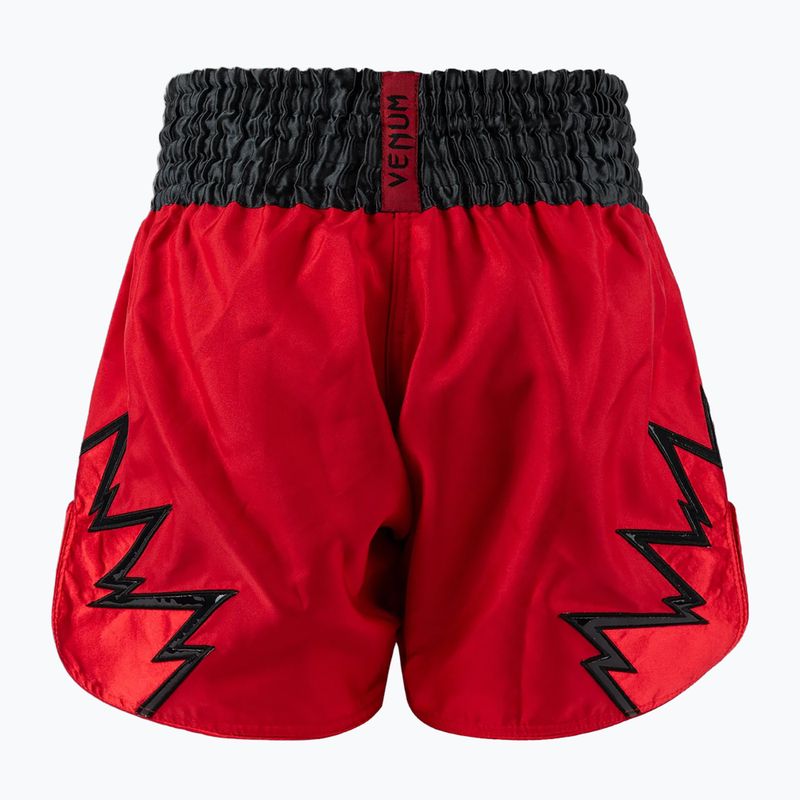 Pantaloncini da allenamento da uomo Venum Inferno Muay Thai red/charcoal grey/black 2