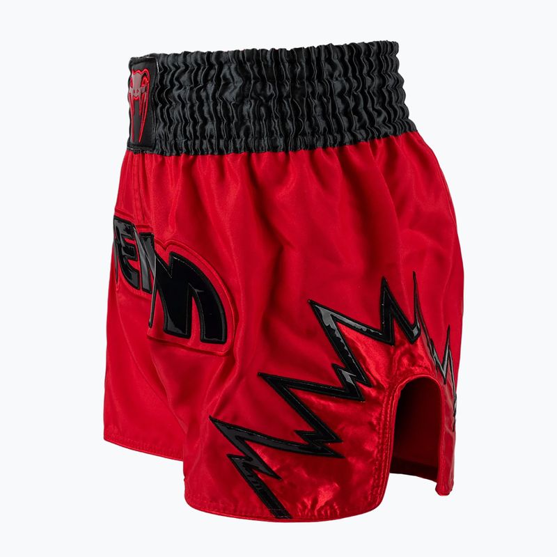 Pantaloncini da allenamento da uomo Venum Inferno Muay Thai red/charcoal grey/black 3