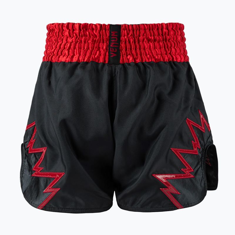 Pantaloncini da allenamento da uomo Venum Inferno Muay Thai charcoal grey/red 2