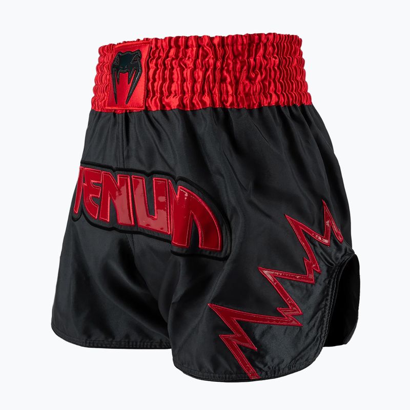 Pantaloncini da allenamento da uomo Venum Inferno Muay Thai charcoal grey/red 3