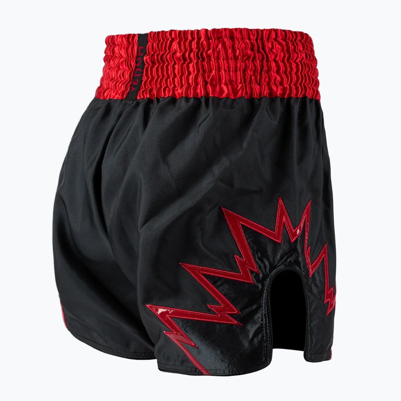 Pantaloncini da allenamento da uomo Venum Inferno Muay Thai charcoal grey/red 4