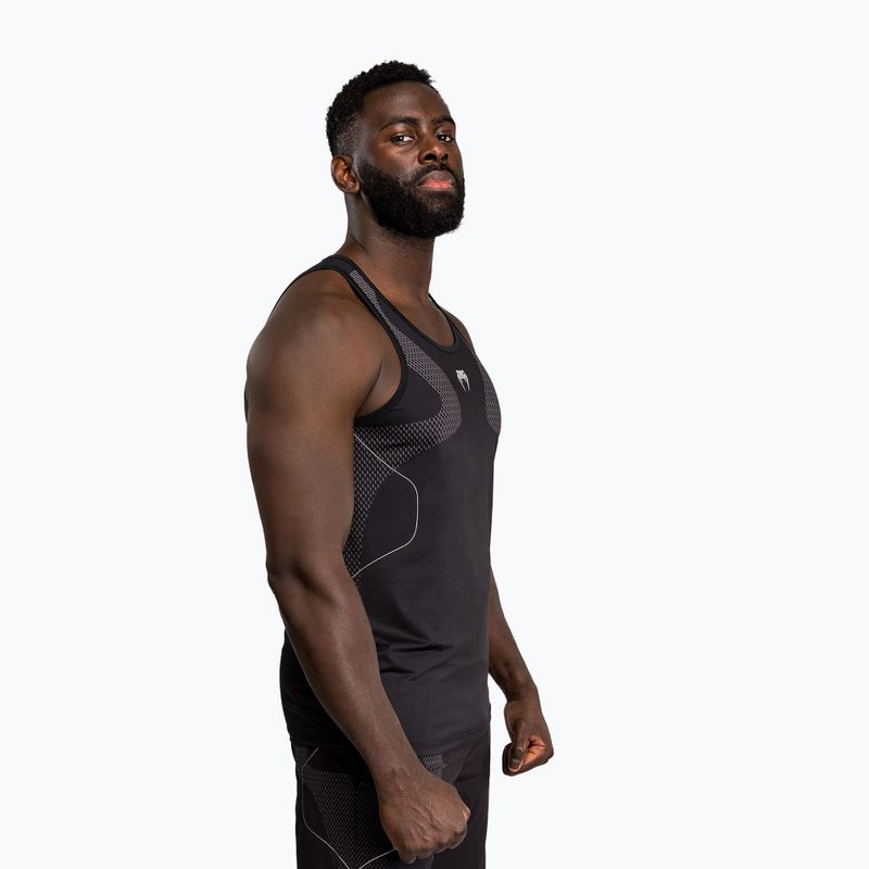 T-shirt da allenamento uomo Venum Nexus Dry Tech black/silver 4