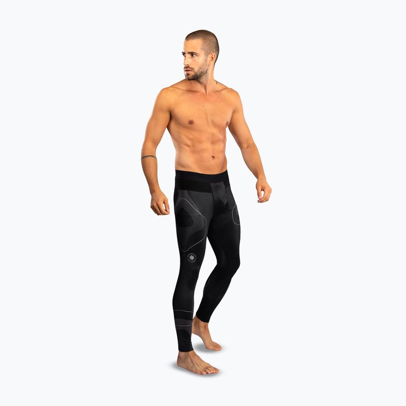 Leggings da uomo per allenamento Venum Nexus Spats black/silver 2