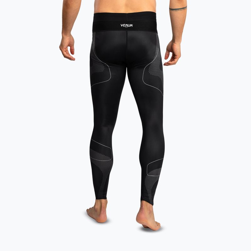 Leggings da uomo per allenamento Venum Nexus Spats black/silver 3