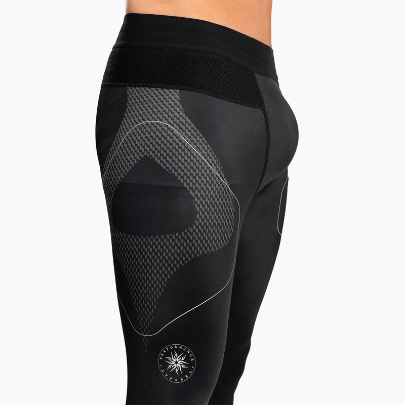 Leggings da uomo per allenamento Venum Nexus Spats black/silver 5