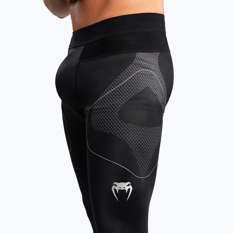 Leggings da uomo per allenamento Venum Nexus Spats black/silver 6