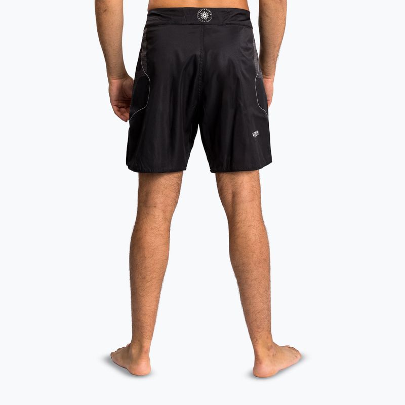 Pantaloncini da allenamento uomo Venum Nexus Fight black/silver 2