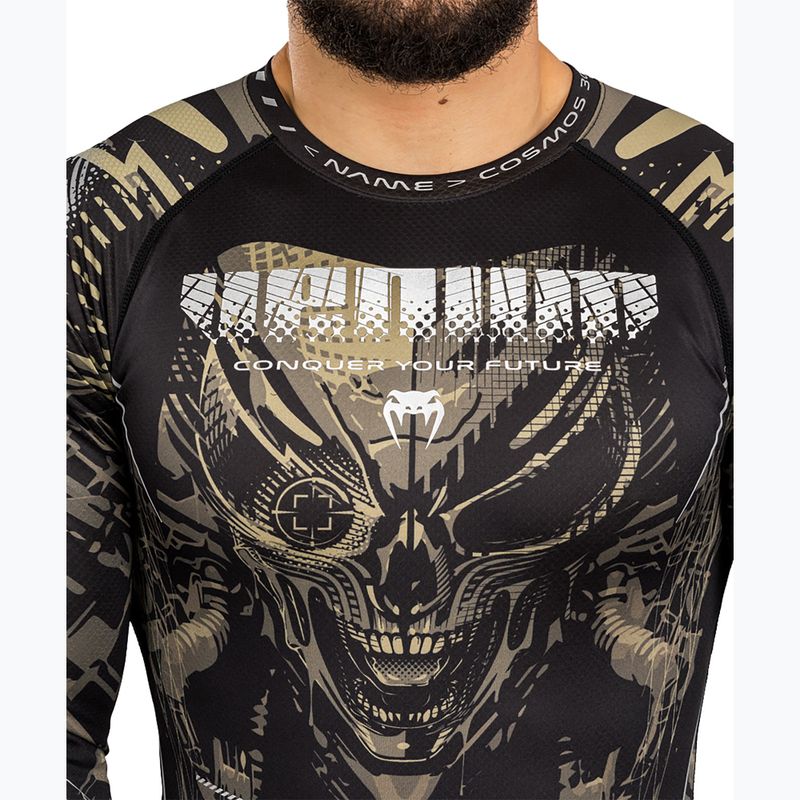 Rashguard a maniche lunghe da uomo Venum Invader black/sand 6