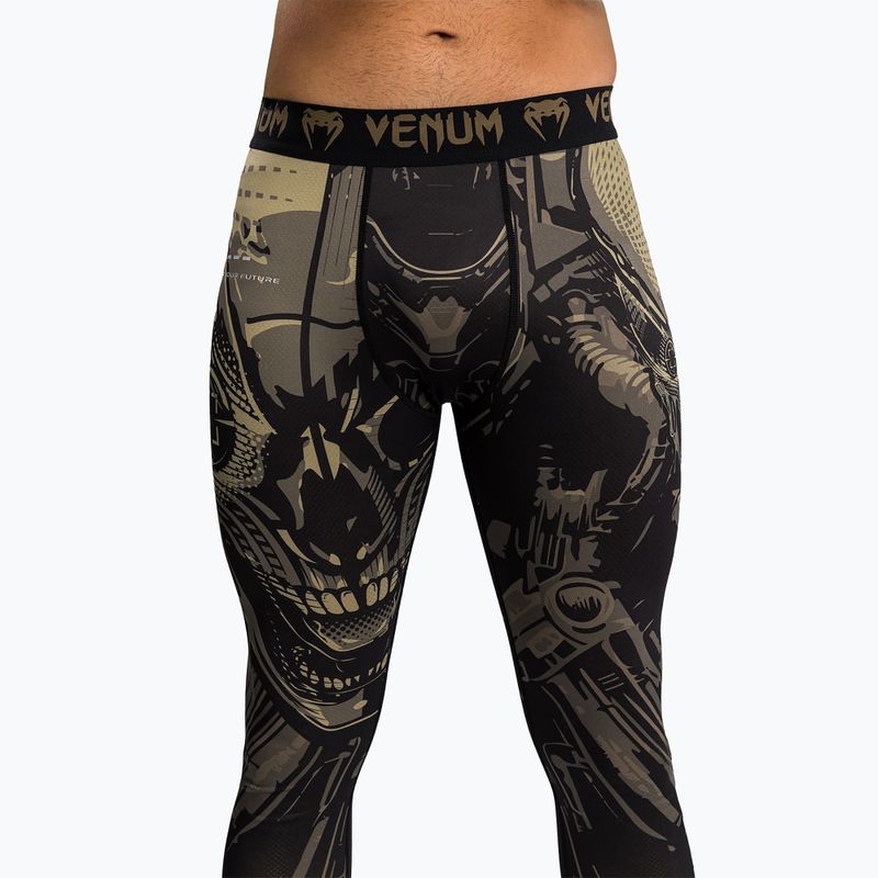 Leggings da allenamento uomo Venum Invader Spats black/sand 6