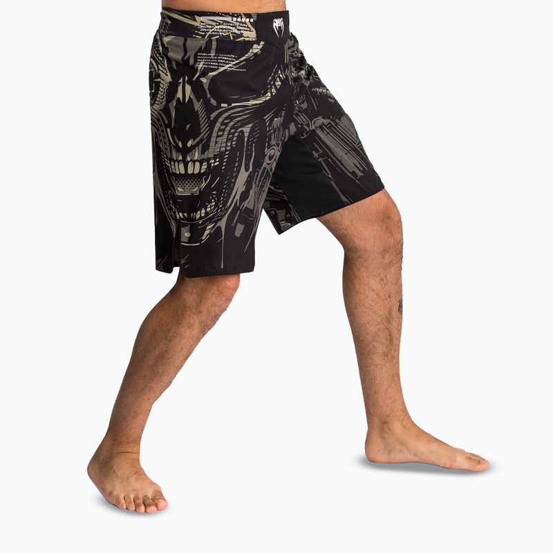 Pantaloncini da allenamento uomo Venum Invader Fight black/sand 4