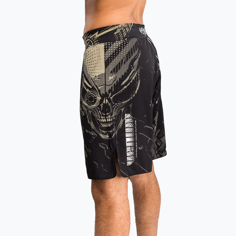 Pantaloncini da allenamento uomo Venum Invader Fight black/sand 8