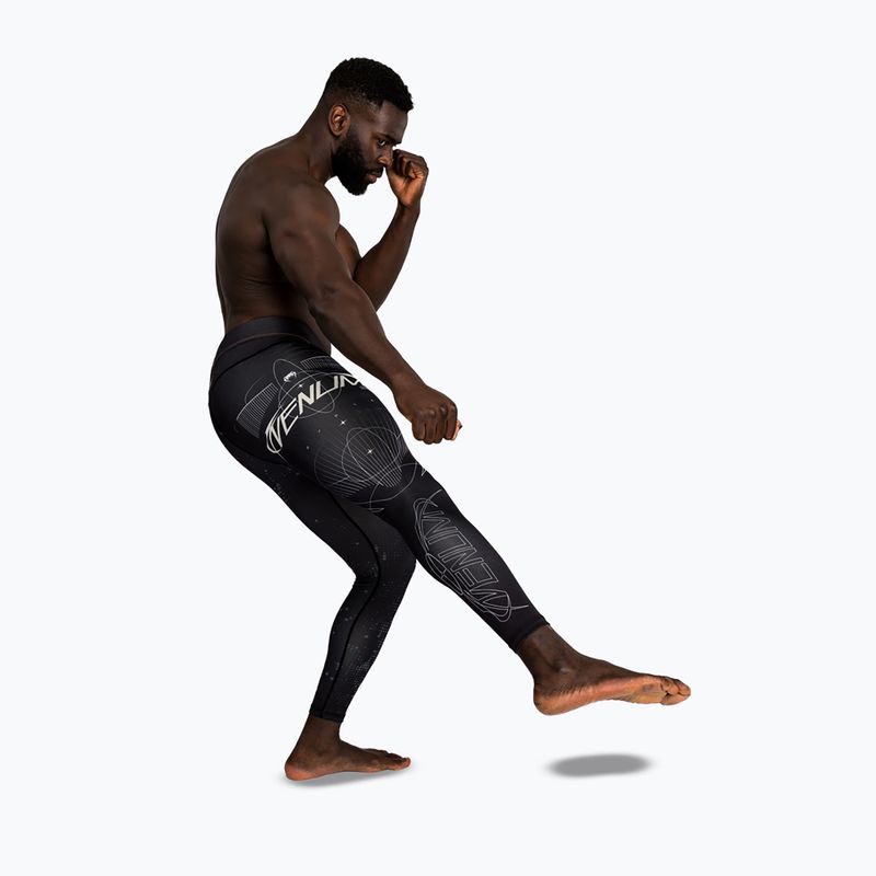 Leggings da allenamento uomo Venum Eclipse Spats black/ivory 10