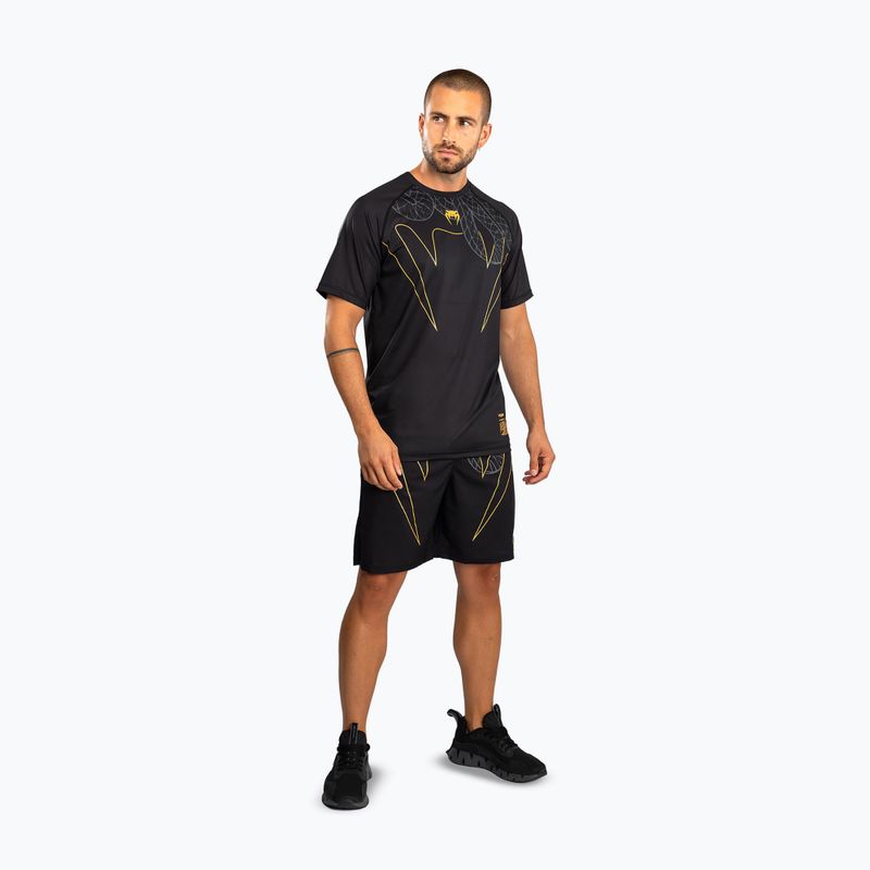 T-shirt da allenamento uomo Venum Serpenti Dry Tech black/silver/gold 2