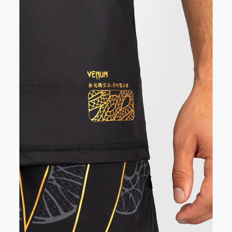 T-shirt da allenamento uomo Venum Serpenti Dry Tech black/silver/gold 5