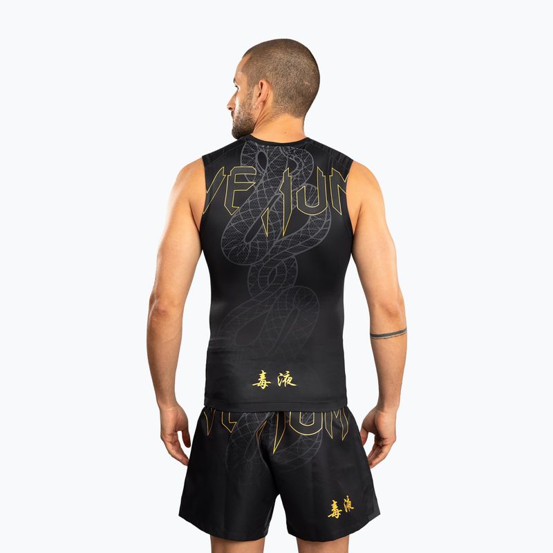 Rashguard uomo Venum Serpenti Rashguards smanicato black/silver/gold 2