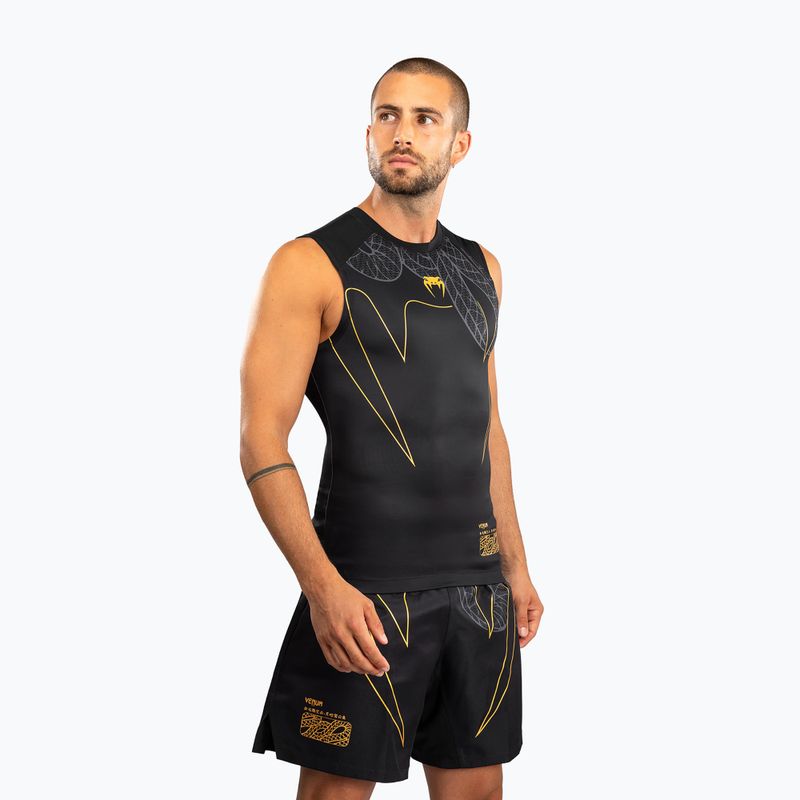 Rashguard uomo Venum Serpenti Rashguards smanicato black/silver/gold 3