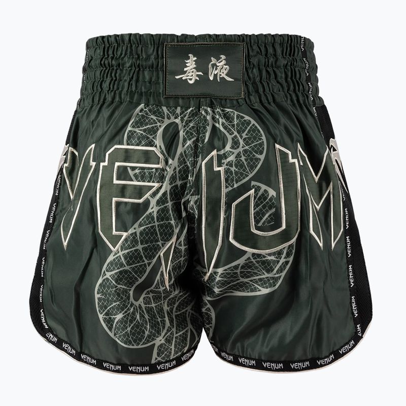Pantaloncini da allenamento da uomo Venum Serpenti Muay Thai khaki/bronze/ivory 2