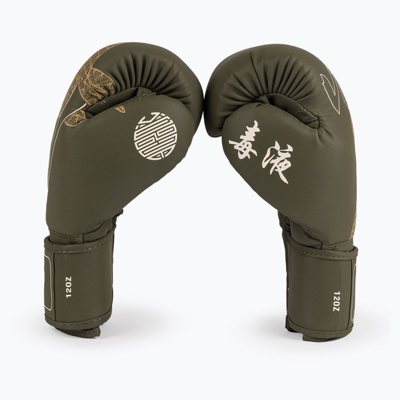 Guantoni da boxe Venum Serpenti Boxing khaki/bronze/ivory 3
