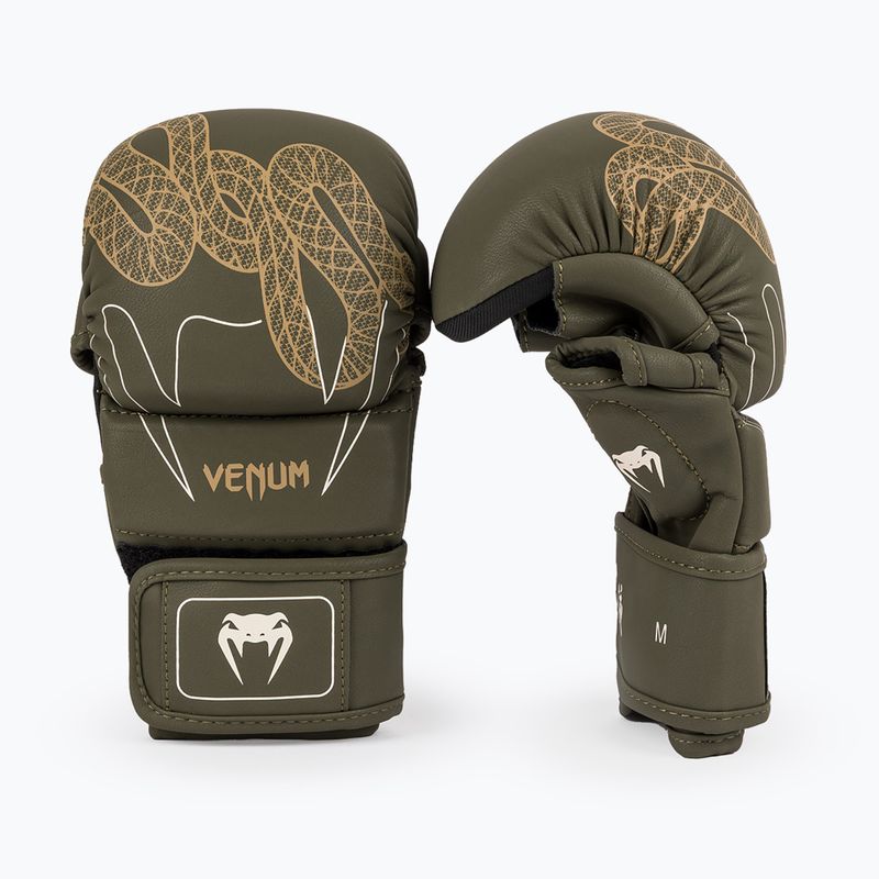 Guantoni da boxe Venum Serpenti Sparring khaki/bronze/ivory 2