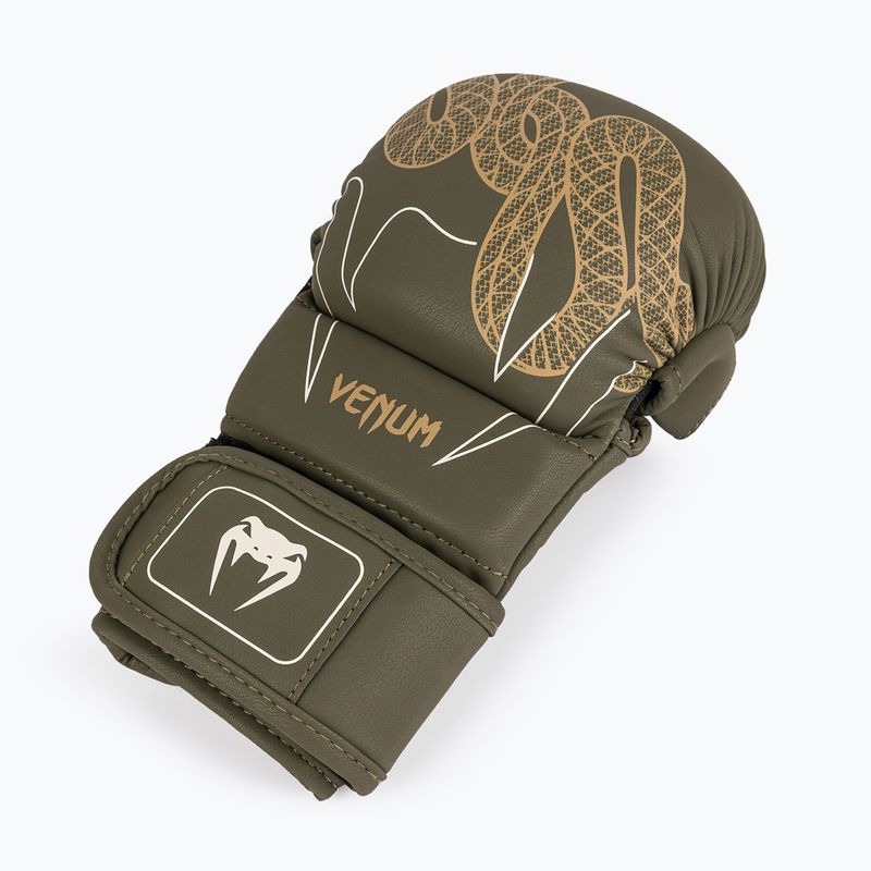 Guantoni da boxe Venum Serpenti Sparring khaki/bronze/ivory 3