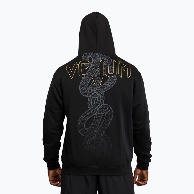 Felpa uomo Venum Serpenti black/silver/gold 2