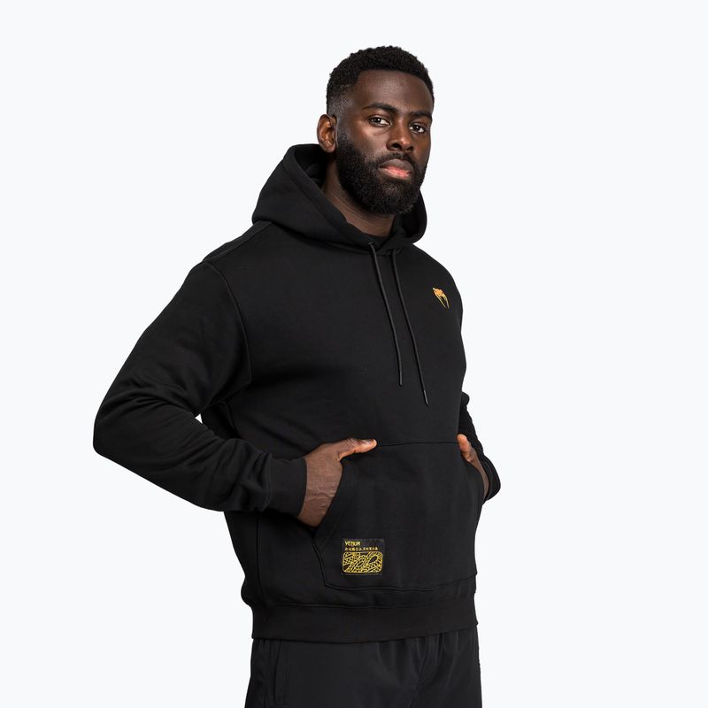 Felpa uomo Venum Serpenti black/silver/gold 4
