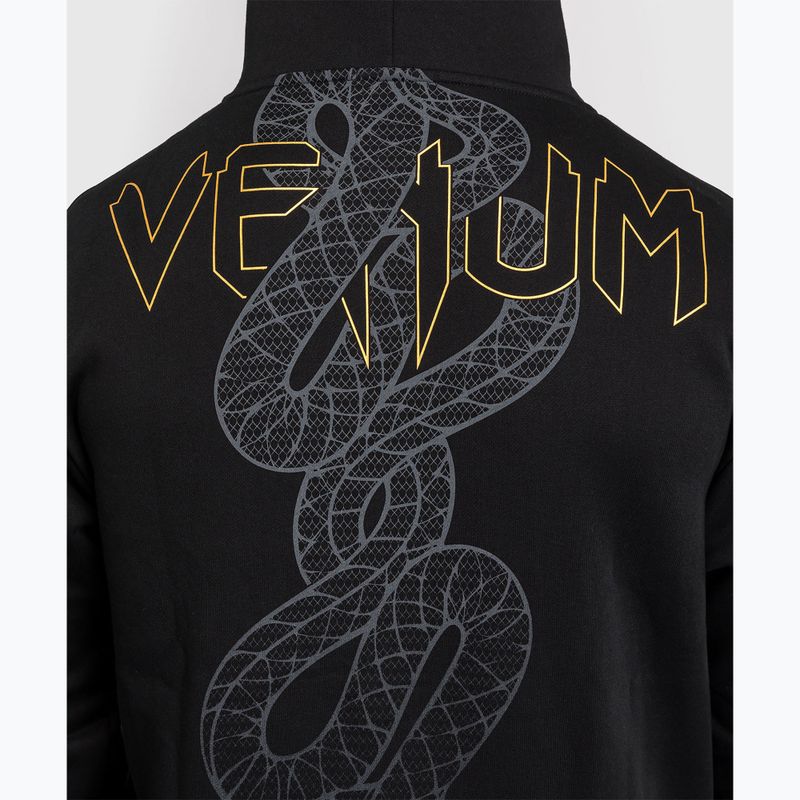 Felpa uomo Venum Serpenti black/silver/gold 7