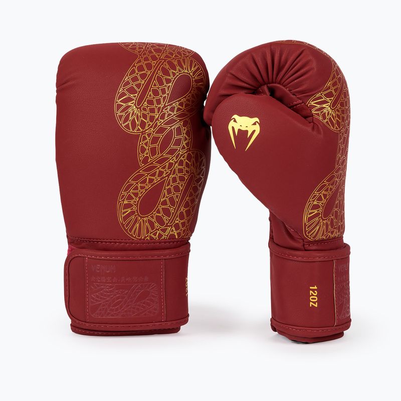 Guantoni da boxe Venum Serpenti Boxing burgundy/ivory 2