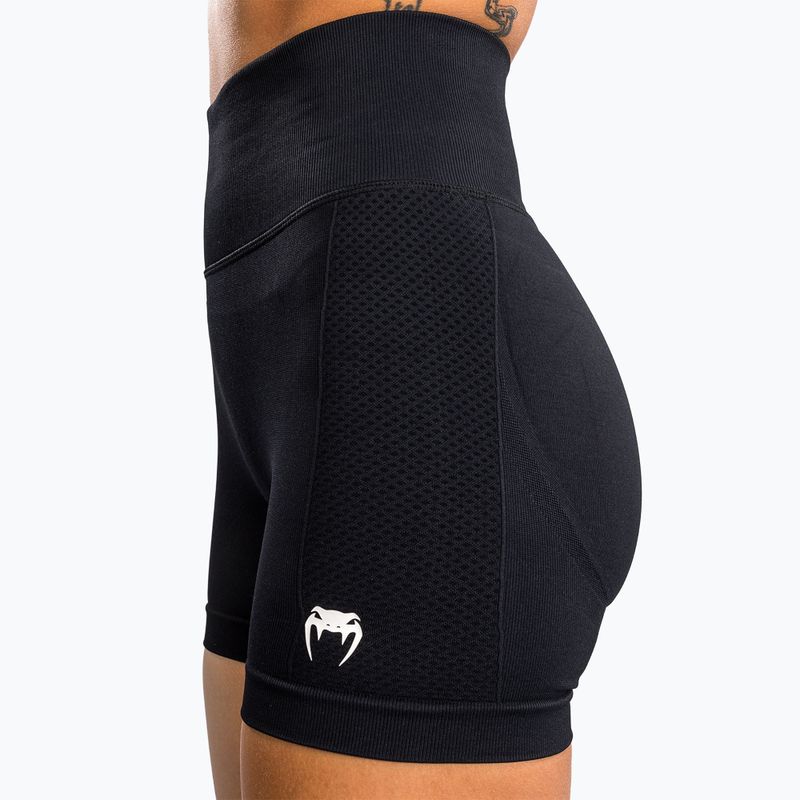 Pantaloncini da allenamento da donna Venum Sculpt Vale Tudo black/white 6