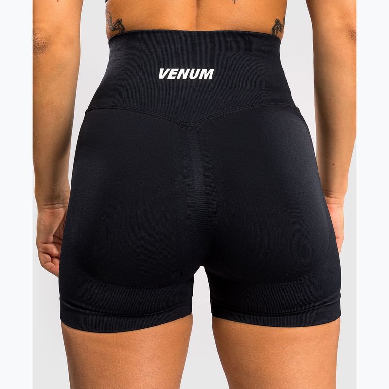 Pantaloncini da allenamento da donna Venum Sculpt Vale Tudo black/white 7
