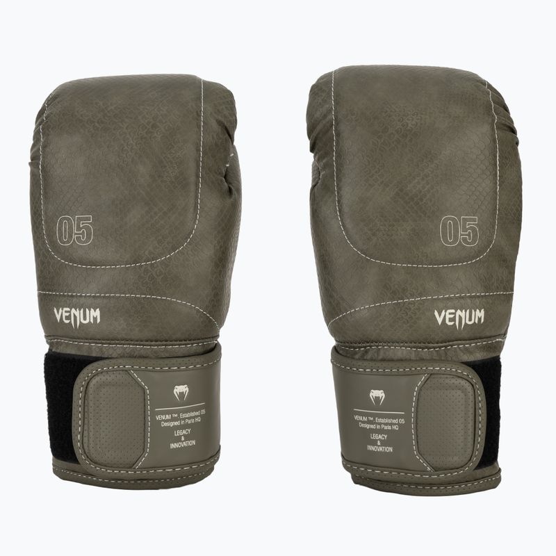 Guantoni da boxe Venum Impact Evo Scales Boxing army green 2