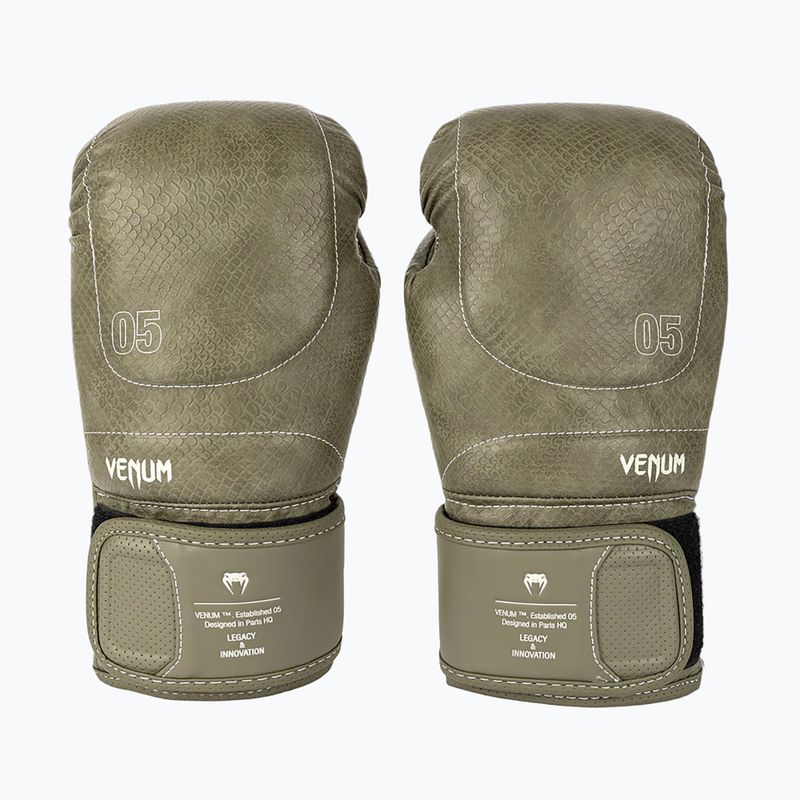 Guantoni da boxe Venum Impact Evo Scales Boxing army green 2