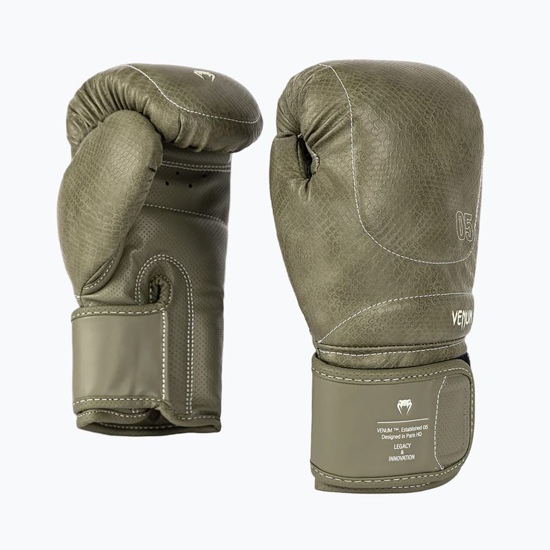 Guantoni da boxe Venum Impact Evo Scales Boxing army green 3