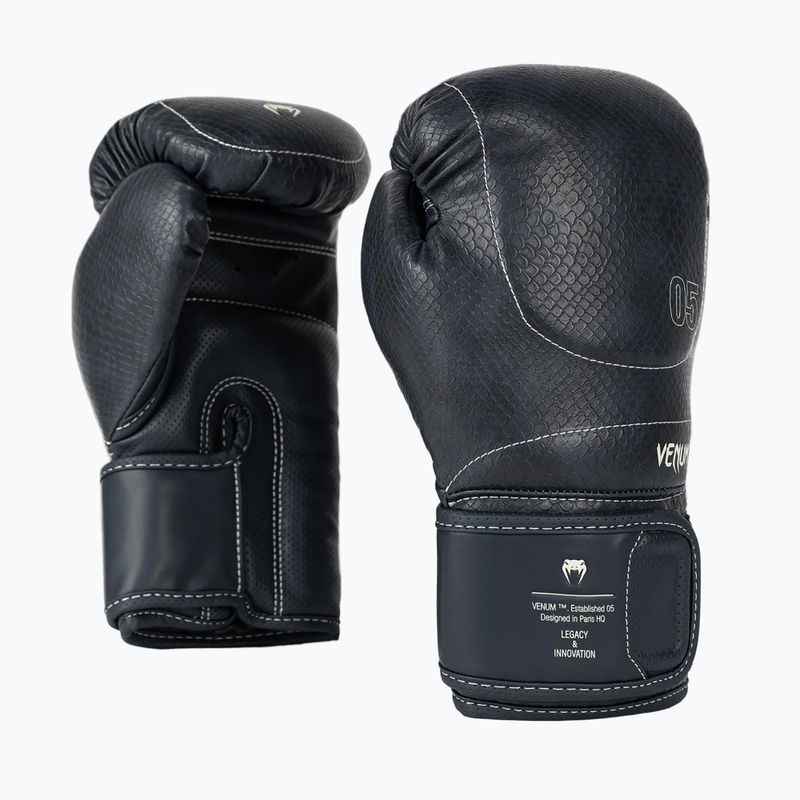 Guantoni da boxe Venum Impact Evo Scales Boxing midnight blue 4