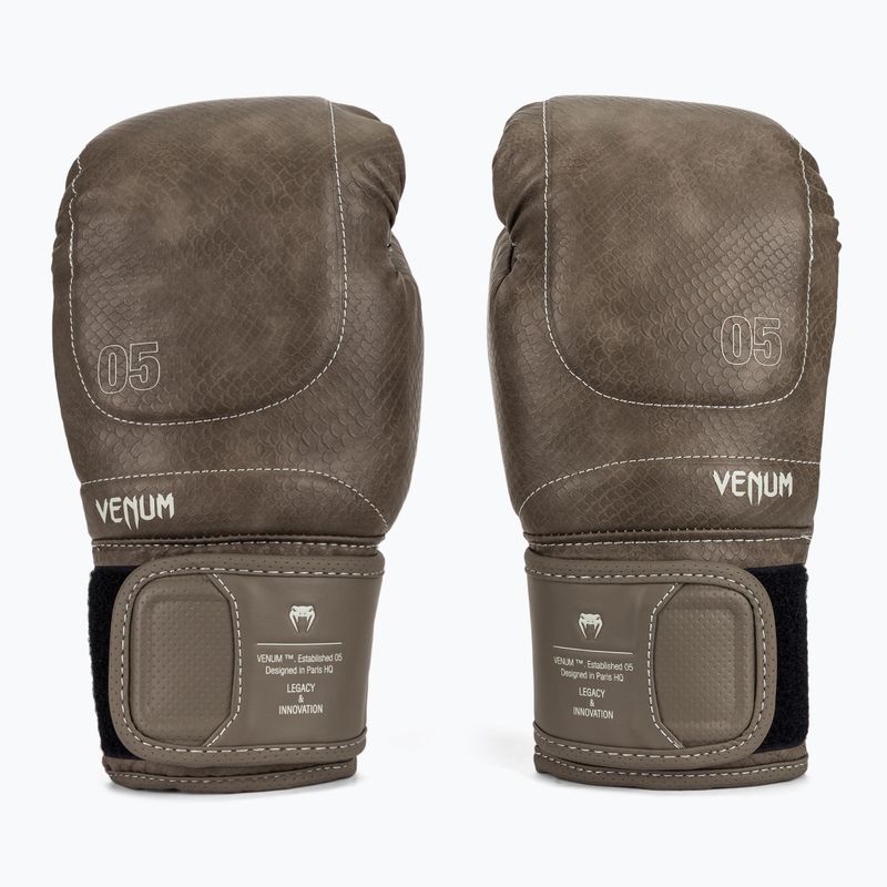 Guantoni da boxe Venum Impact Evo Scales Boxing brown 2