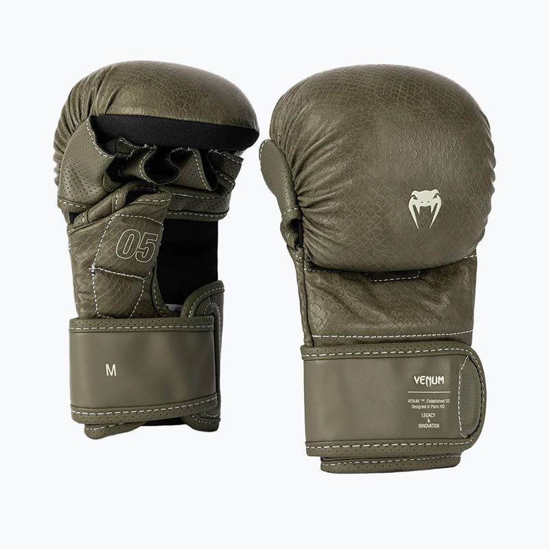 Guanti da sparring MMA Venum Impact Evo Scales MMA army green 3