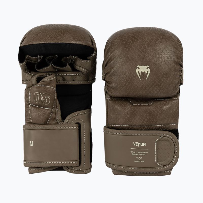Guanti da sparring MMA Venum Impact Evo Scales MMA brown 2