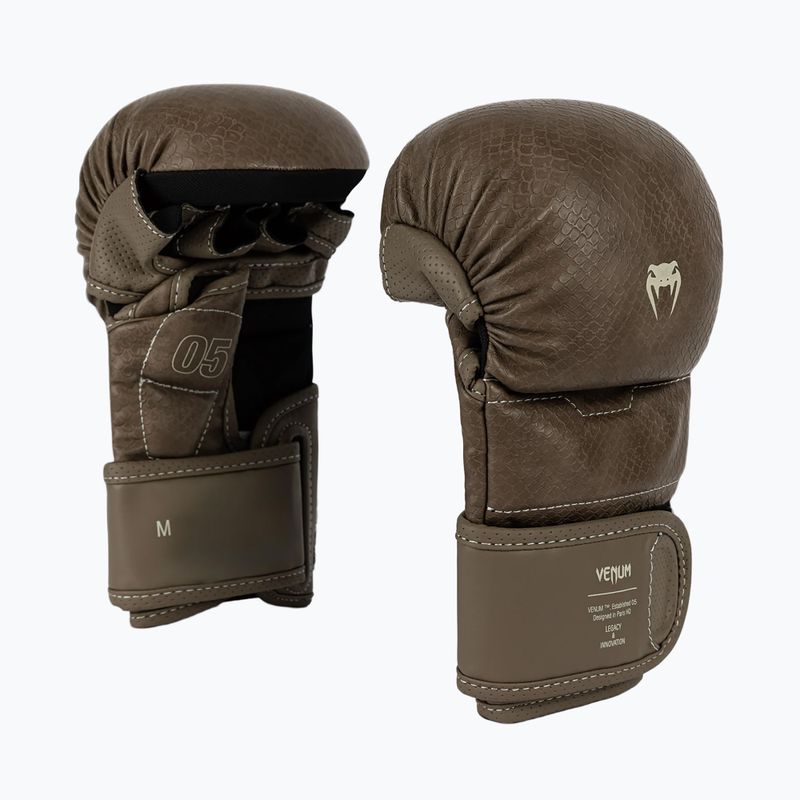 Guanti da sparring MMA Venum Impact Evo Scales MMA brown 3