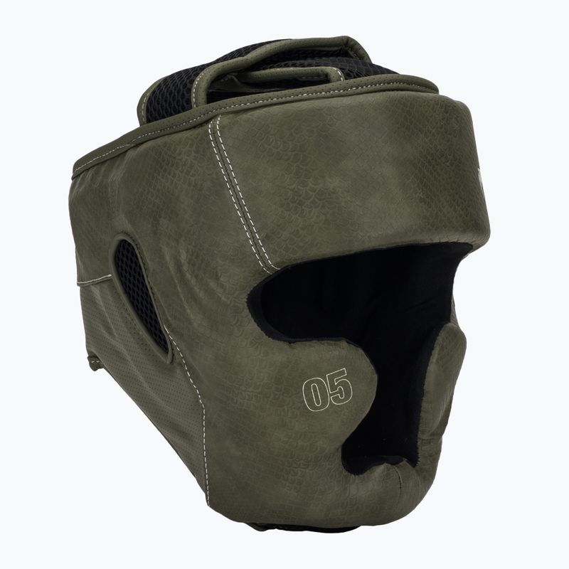 Casco da boxe Venum Impact Evo Scales Headgear army green