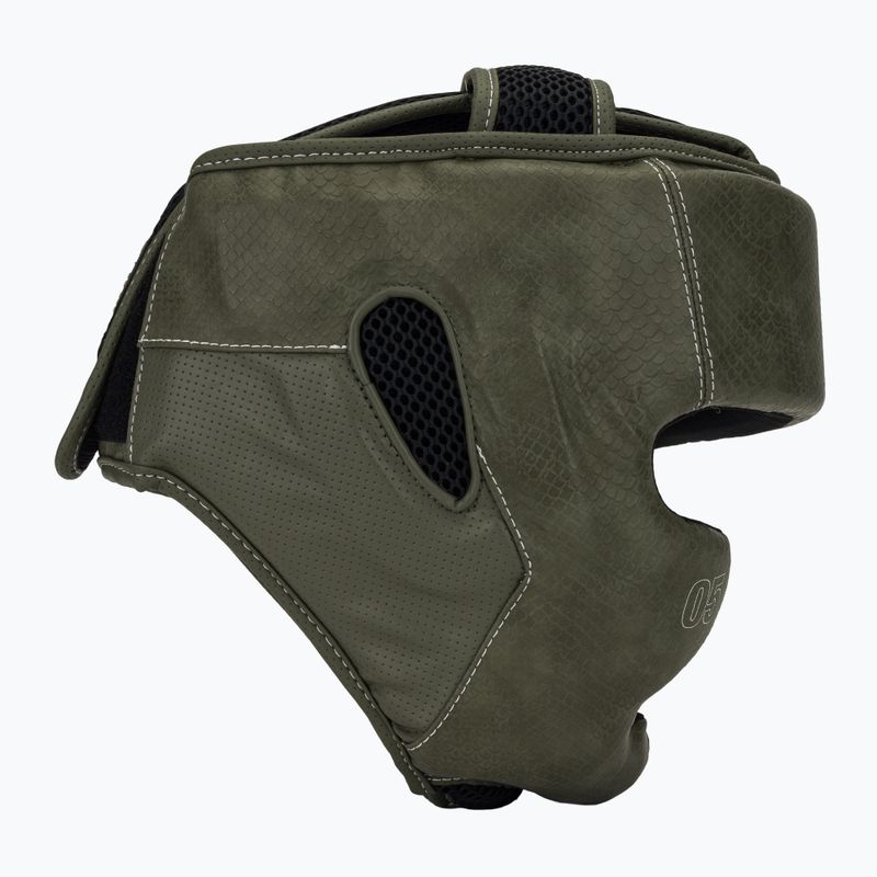 Casco da boxe Venum Impact Evo Scales Headgear army green 2