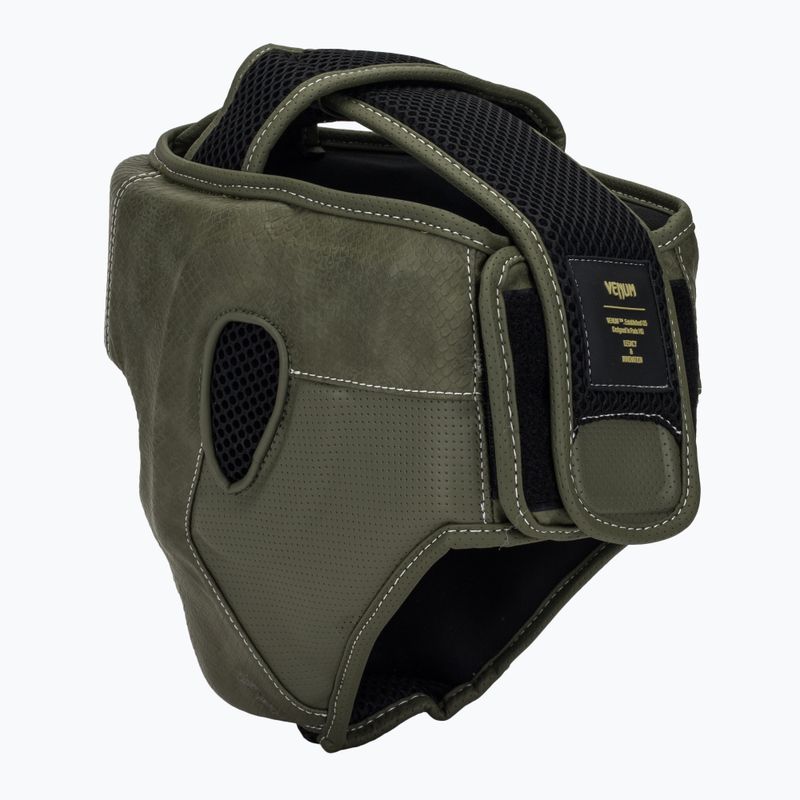 Casco da boxe Venum Impact Evo Scales Headgear army green 3