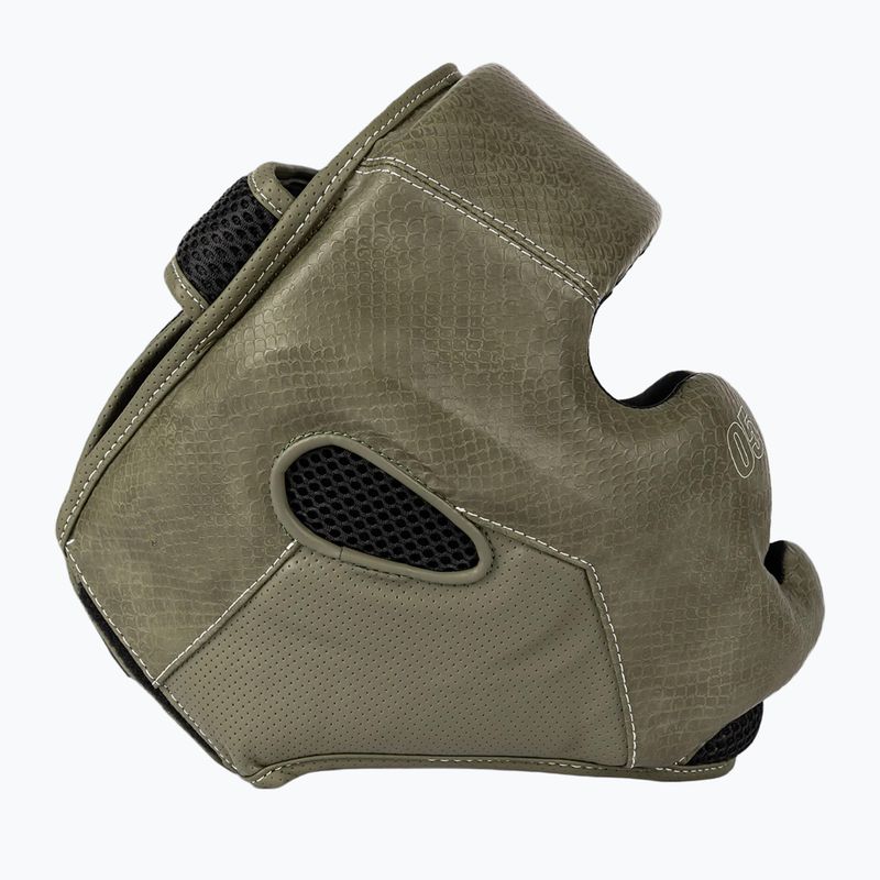 Casco da boxe Venum Impact Evo Scales Headgear army green 3