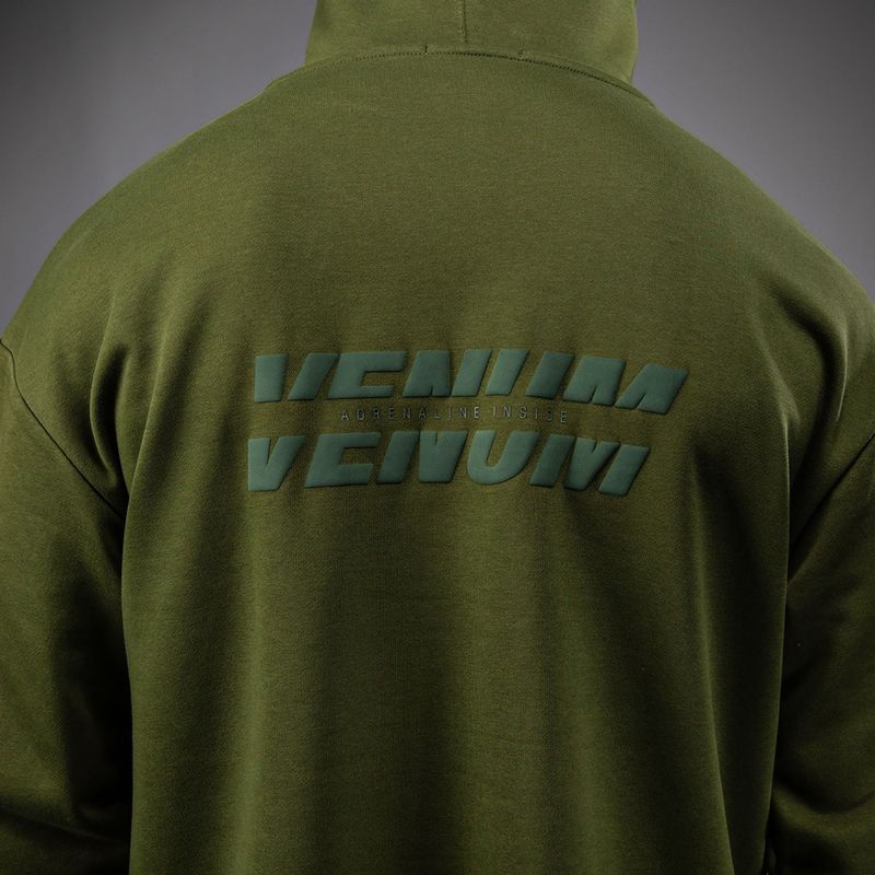 Felpa con cappuccio Venum Divide da uomo cachi 5