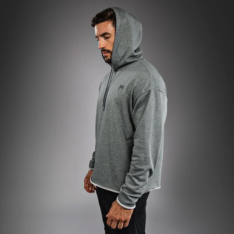 Felpa con cappuccio Venum Divide da uomo grigio erica 4