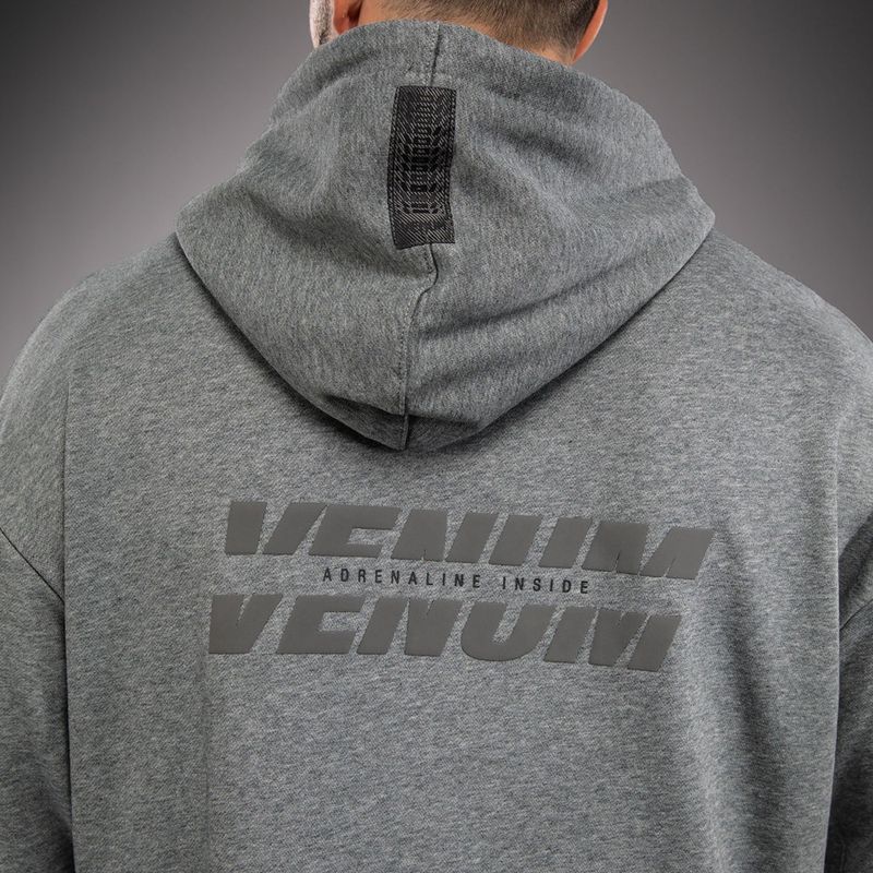 Felpa con cappuccio Venum Divide da uomo grigio erica 6