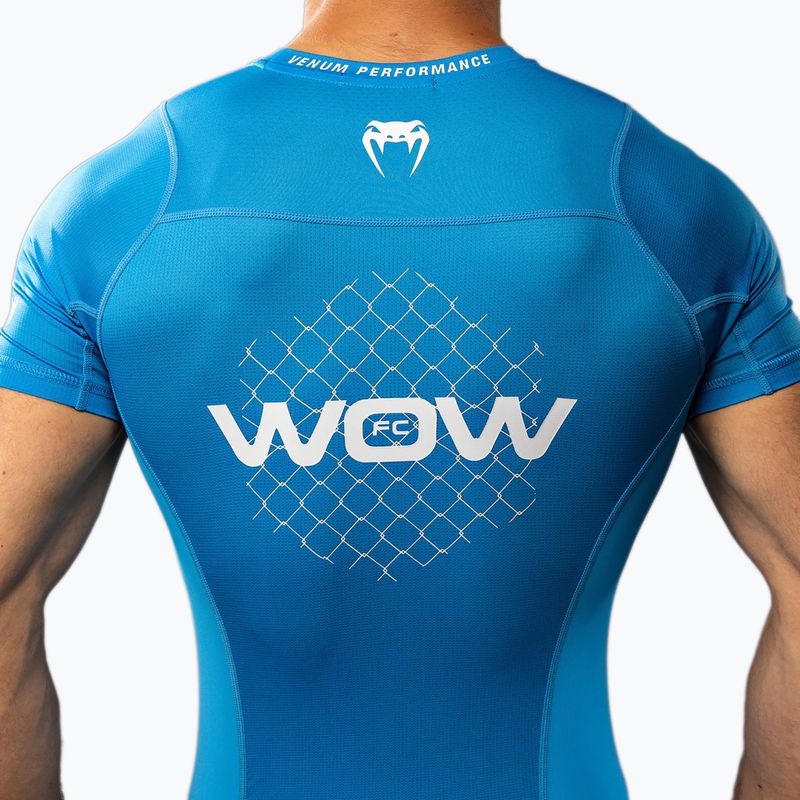 Maglietta da allenamento da uomo Venum X WOW FC Rashguards pacyfic blu 6
