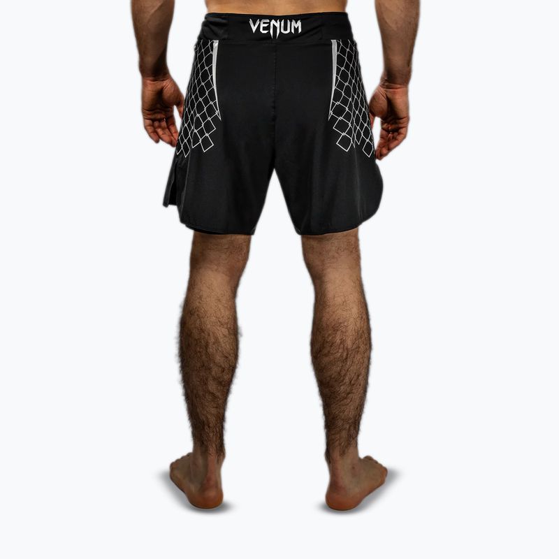 Pantaloncini da allenamento Venum X WOW FC da uomo nero/grigio argento 3