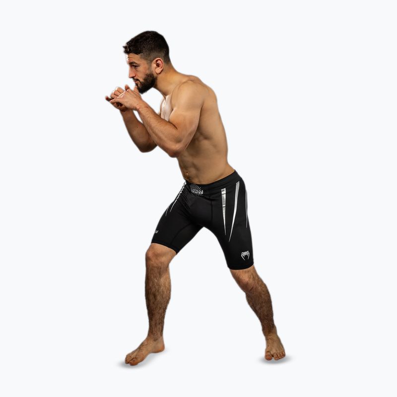 Pantaloncini da allenamento uomo Venum X WOW FC Vale Tudo nero/grigio argento 3