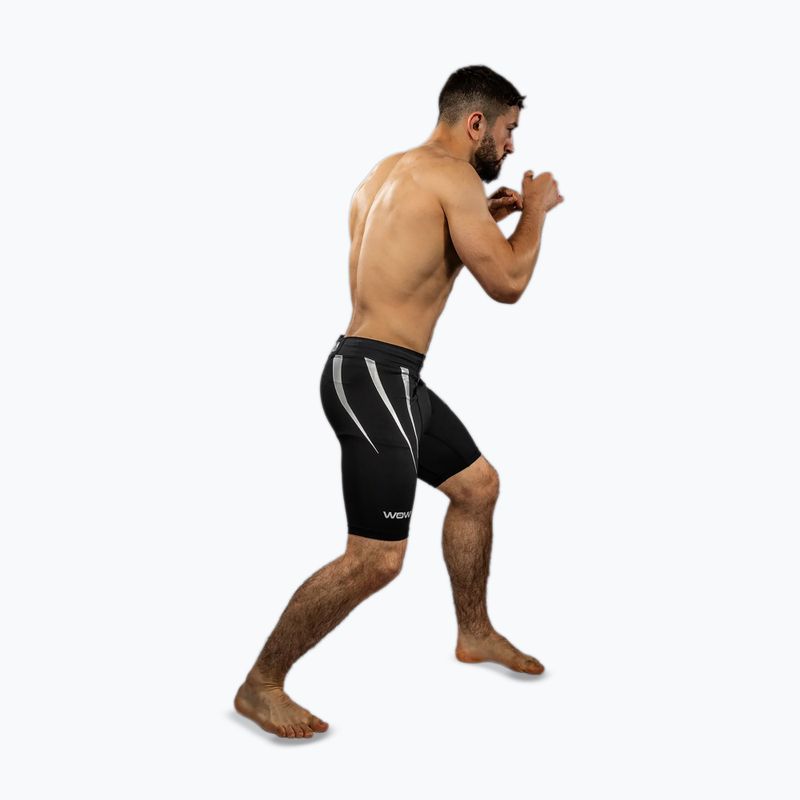 Pantaloncini da allenamento uomo Venum X WOW FC Vale Tudo nero/grigio argento 4